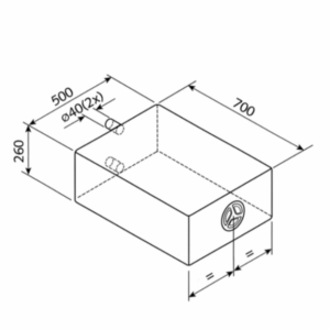 Vesisäiliö 85l