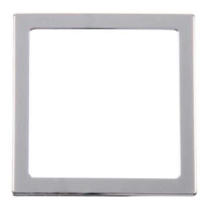 Kehys yksinkertainen 62x62mm hopea kromi-0