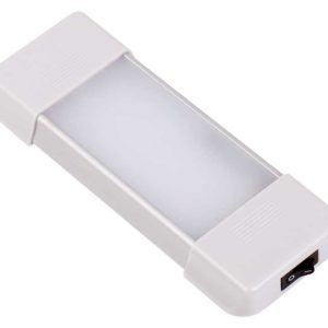 12 V LED -valaisin on / off-kytkimellä, pituus: 170mm, 18 LEDiä, alumiinia