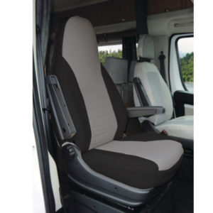 Istuinsuojat Ducato 2014-2026 mustaharmaa 2kpl