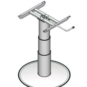 Pöydän teleskooppijalka 32cm-69,5cm
