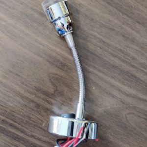 LED 12V lukuvalo kromi