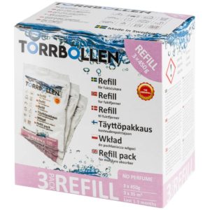 Täyttöpussipakkaus kosteudenpoistajaan 3kpl