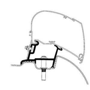Adapteri  thule omnistor 9200 Mercedes Sprinter