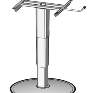 Pöydän teleskooppijalka 32cm-69.5cm