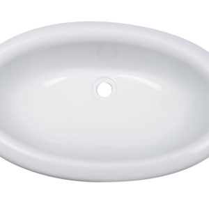 Pesuallas Oval Mini valkoinen