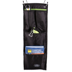 Penkin taakse kiinnitettävä tavarahyllykkö TESSA Mini 20x57 musta/lime