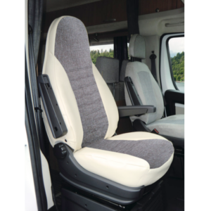Istuinsuojat Ducato 2007-2026 beigeharmaa 2kpl