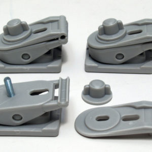Quick Lock Pads etuteltan seinäkiinnikkeet 3kpl